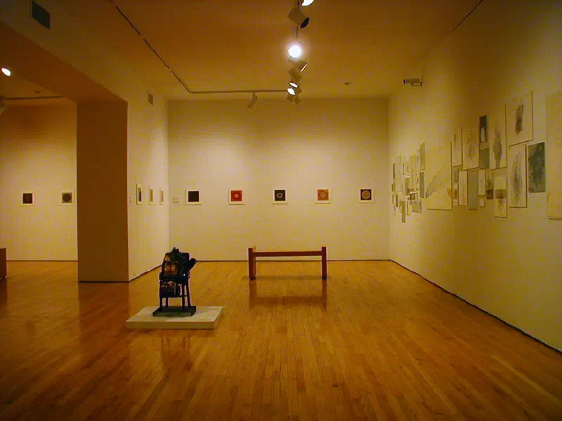 Installation view, Queens International 2002, Queens Museum